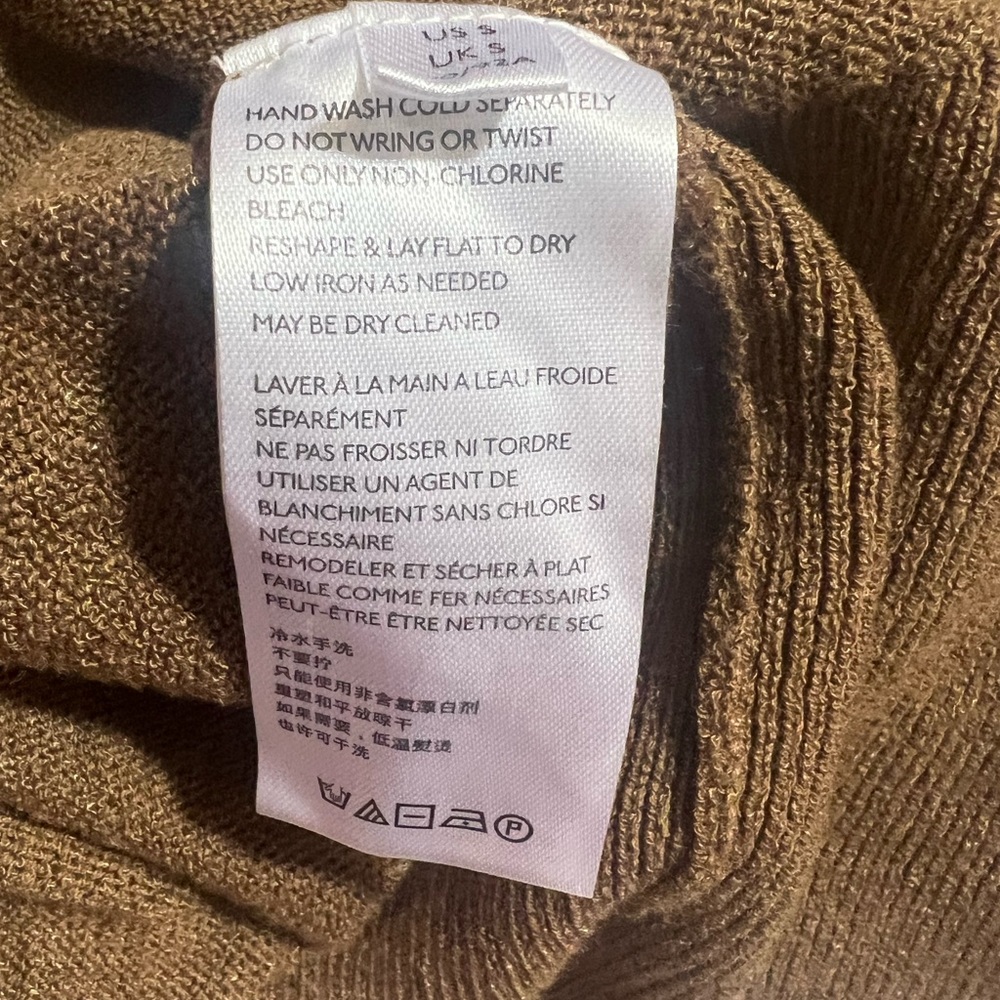 Free People Work From Home Women Pullover Sweater Top Mushroom Small - Picture 10 of 12